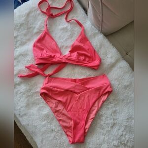 Victoria's Secret Coral Bikini Set 🌴